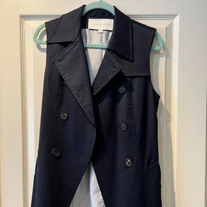 Veronica Beard Blue Mid Length Coat